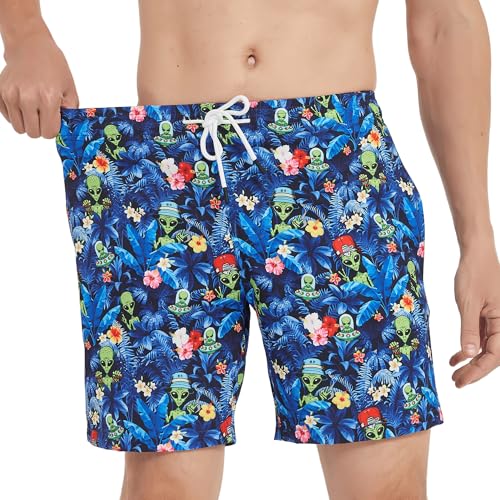 Mens Swim Trunks 7 Inch Inseam Board Shorts with Compression Liner Swimsuit Bathing Suit Quick Dry4