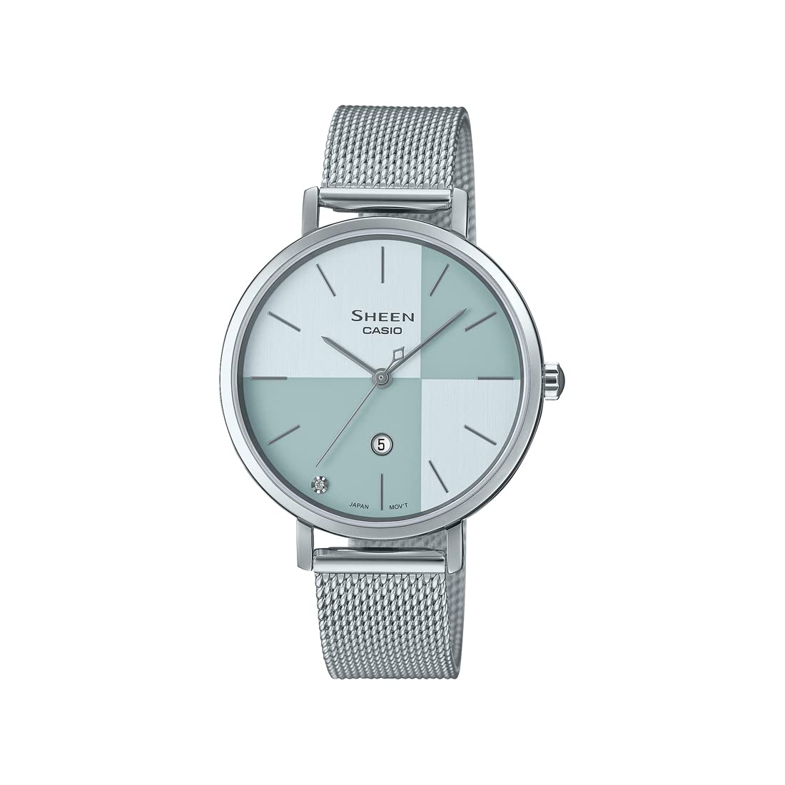 Casio Sheen Analog Silver Dial Women SHE-4547M-2AUDF (SH256)