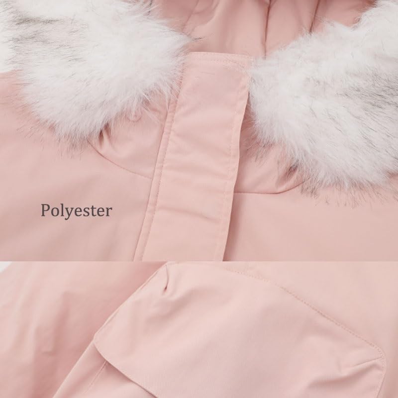 Outdoor Commuting Cotton Padded Jacket Retro Versatile Loose Detachable Woolen Collar Hooded