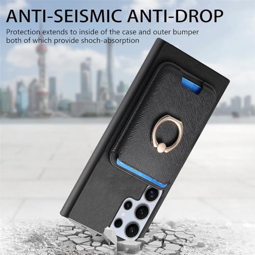 Coque Samsung A55 violette protège objectif avec porte-carte - 2