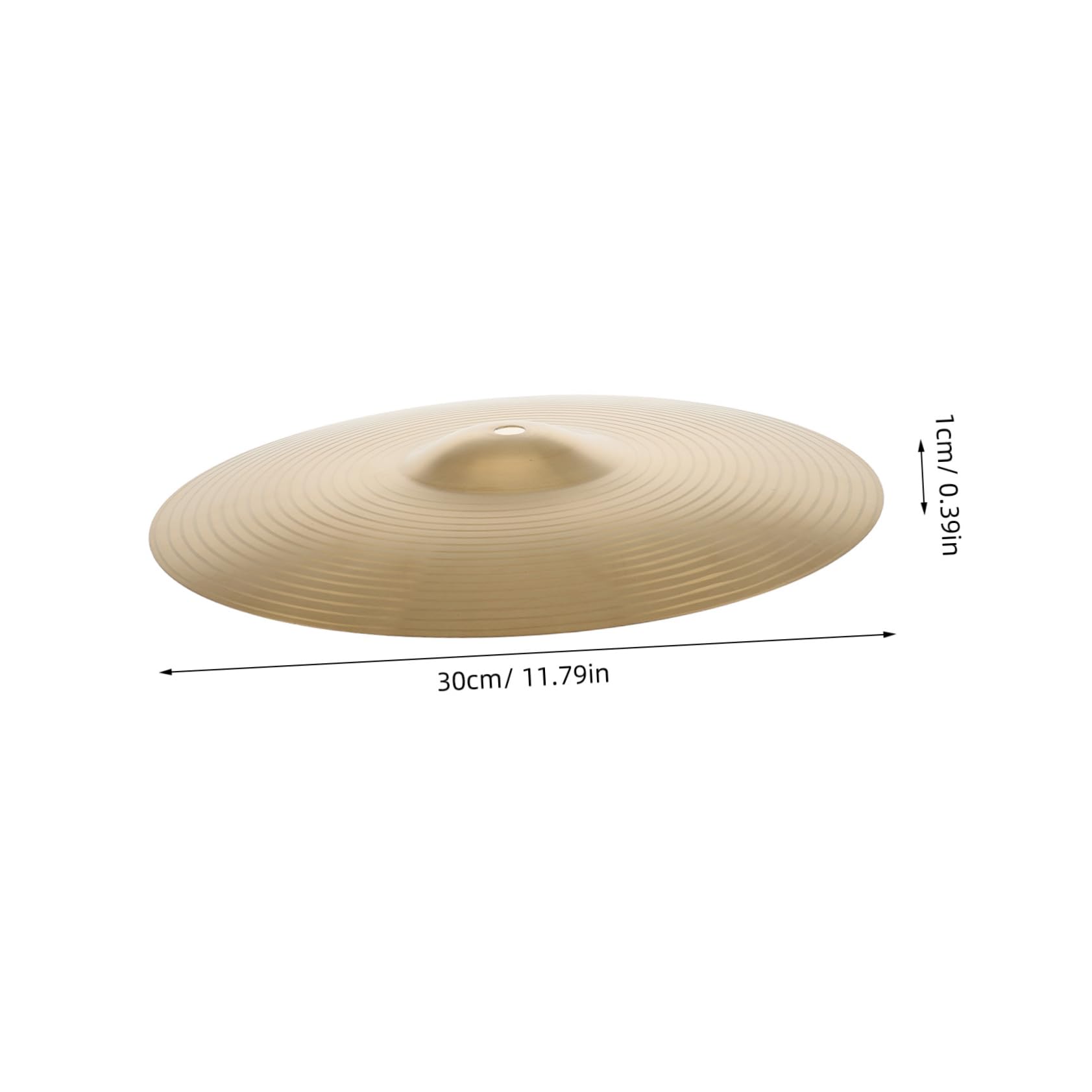 GOOHOCHY Metal Drum Cymbals for Jazz Drum Sets 12 Inch Replacement Parts Exceptional Craftsmanship