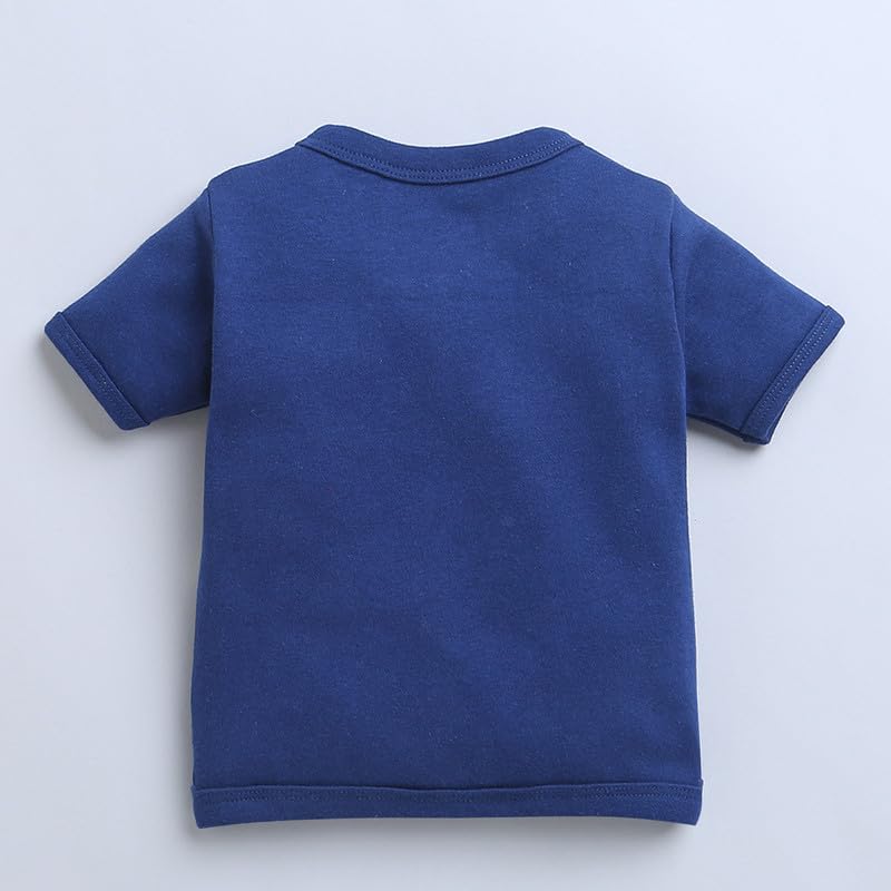 BUMZEE Peb9015 Jungen Jablas mit halben Ärmeln, Marineblau und Weiß, 3 Stück