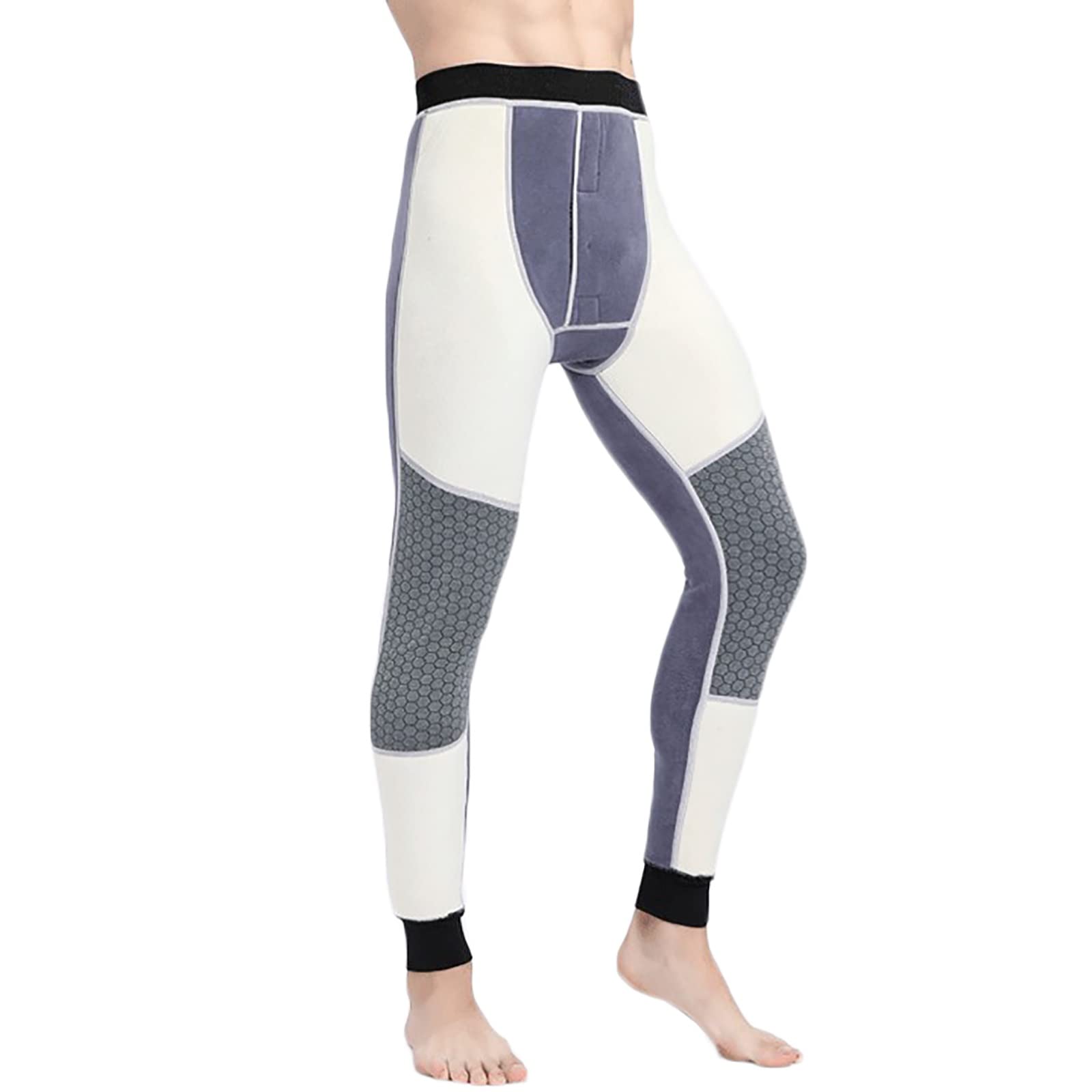 G&F Hombres Pantalones Térmicos Cálido Calzoncillos Largos Leggings Capa Base Transpirable y Secado Rápido