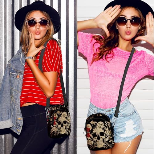 Yrebyou Small Crossbody Bags for Women Casual Cell Phone Purse Waterproof Over Shoulder Handbag with Card Slots2