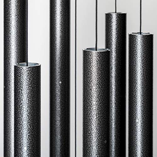 Corinthian Bells By Wind River - 50 Inch Silver Vein Wind Chime For Patio, Backyard, Garden, And Outdoor Décor (Aluminum Chime) Made In The Usa #TOP1