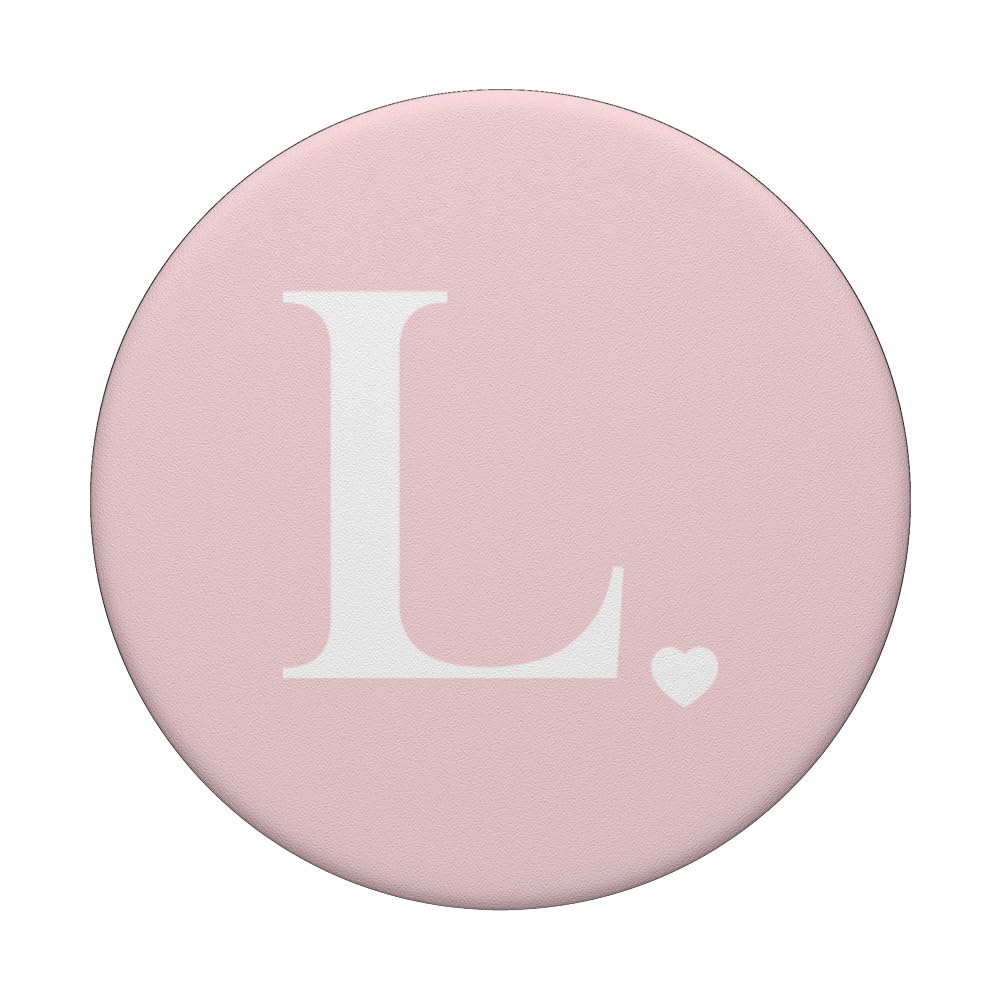 Pink Monogram First Name Personalized PopSocket - View #2