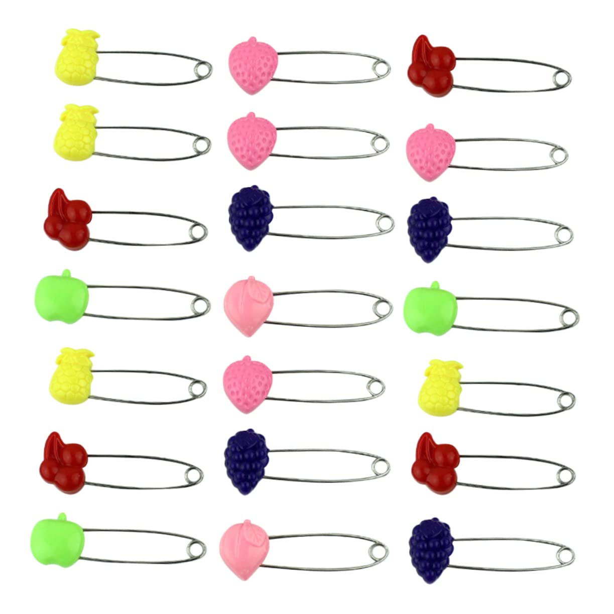 BESTYASH 50pcs Safety Pin Set Child Safety Pins for Diapers for Boys and Girls Organize Socks and Secure Diapers Random Style