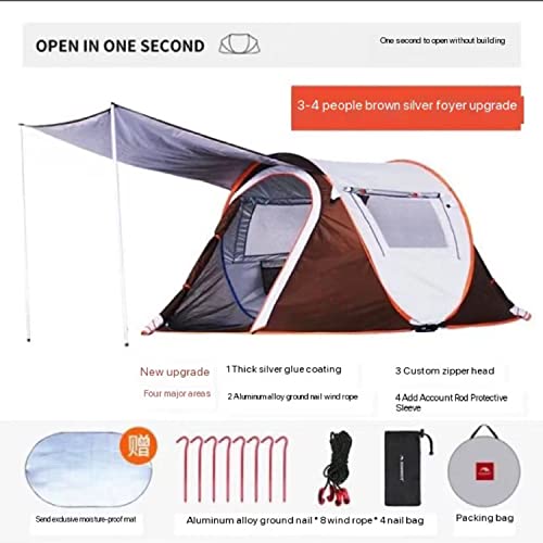 Carpa de camping automática plegable para exterior 1 segundo miniatura 2