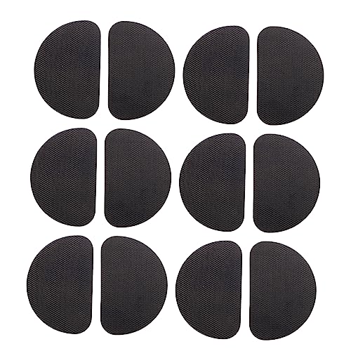 FOMIYES 12 Pairs Boot Heel Protectors Anti-Skid Sole Inserts for Men's Shoes Protective Sticker Pads for High Heels Flats