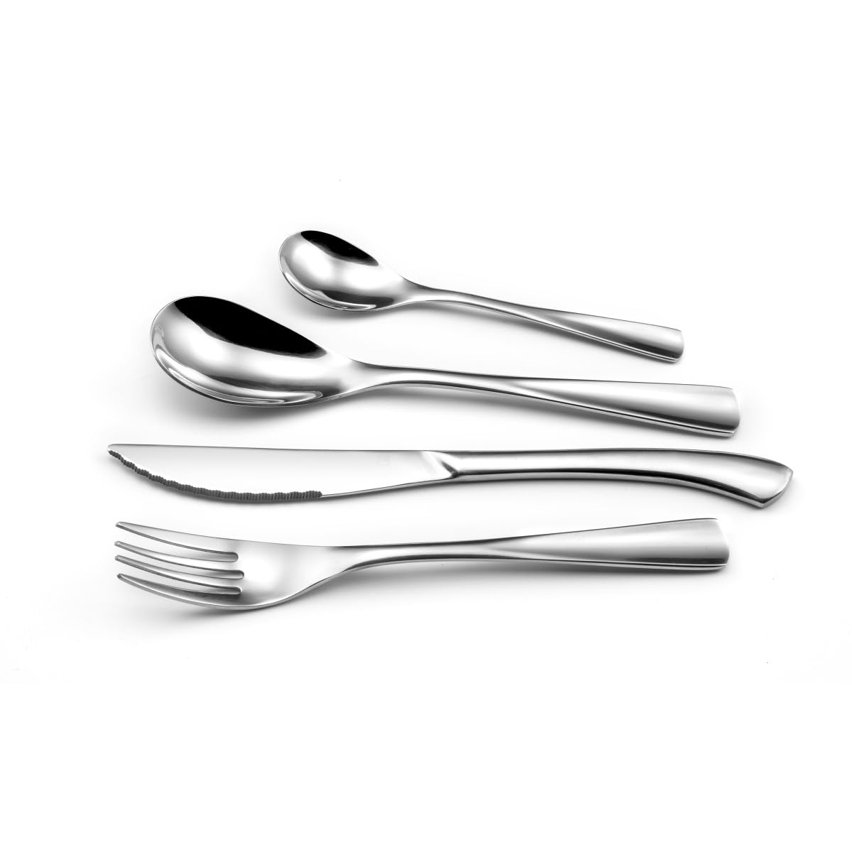 AMEFA - Set di 24 posate per 6 persone - Set di - Vision - Acciaio 18/0 - Finitura Brillante - Acciaio inossidabile