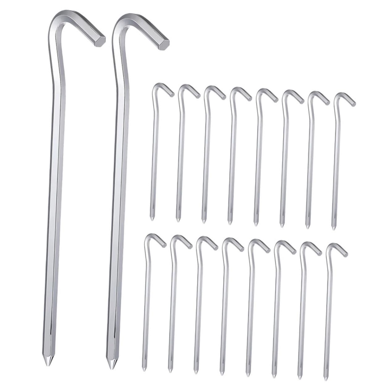 Clavijas de tienda Yardwe de aluminio de alta resistencia para suelo exterior