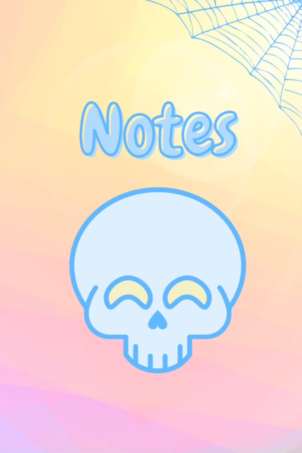 Goth Notebook: Creepy/Cute Pastel Goth Blank Lined Journal