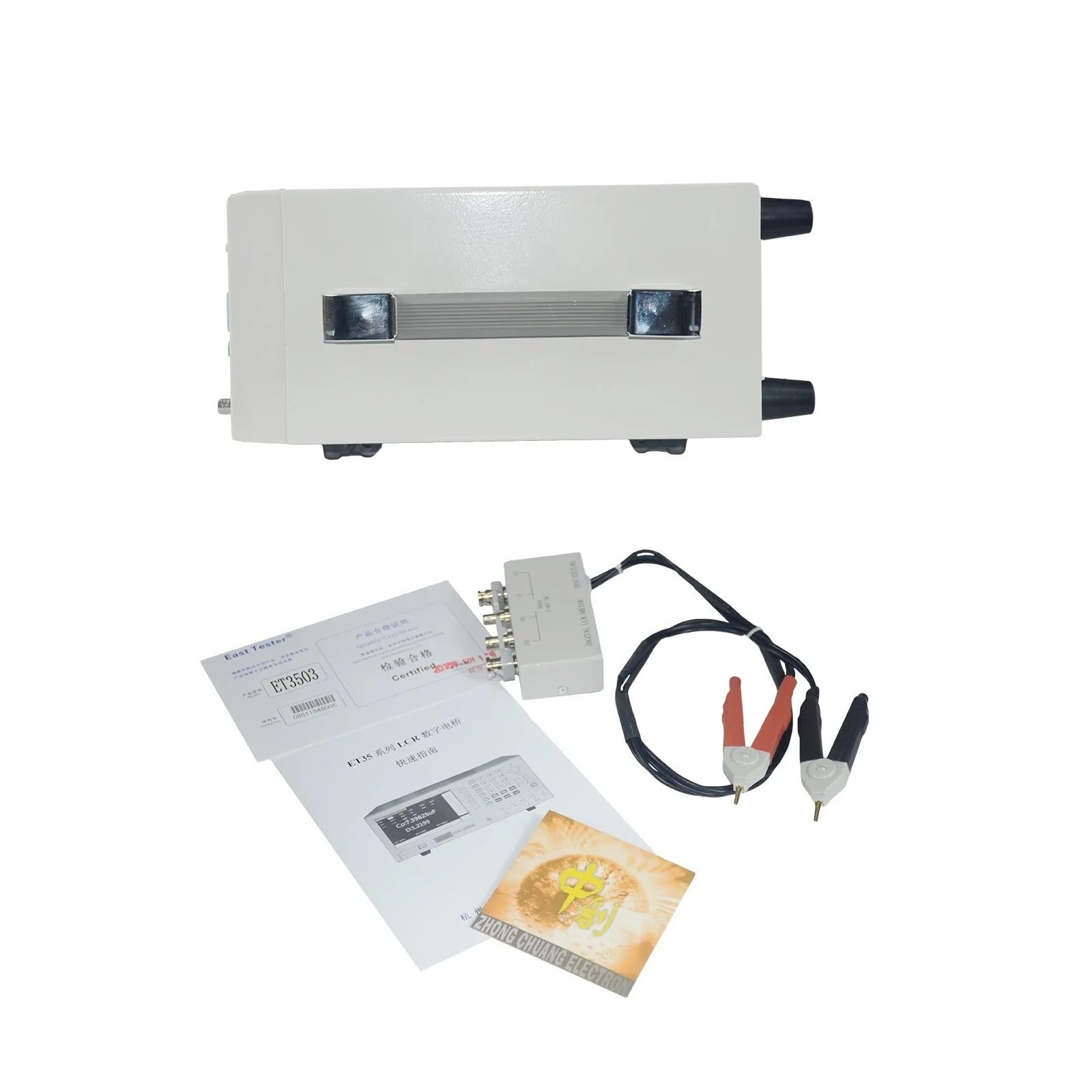 Miernik LCR, 10Hz-1MHZ LCR Benchtop Cyfrowy mostek Stacjonarny Miernik LCR Pojemność Rezystancja Impedancja Indukcyjność Pomiar(ET3501)