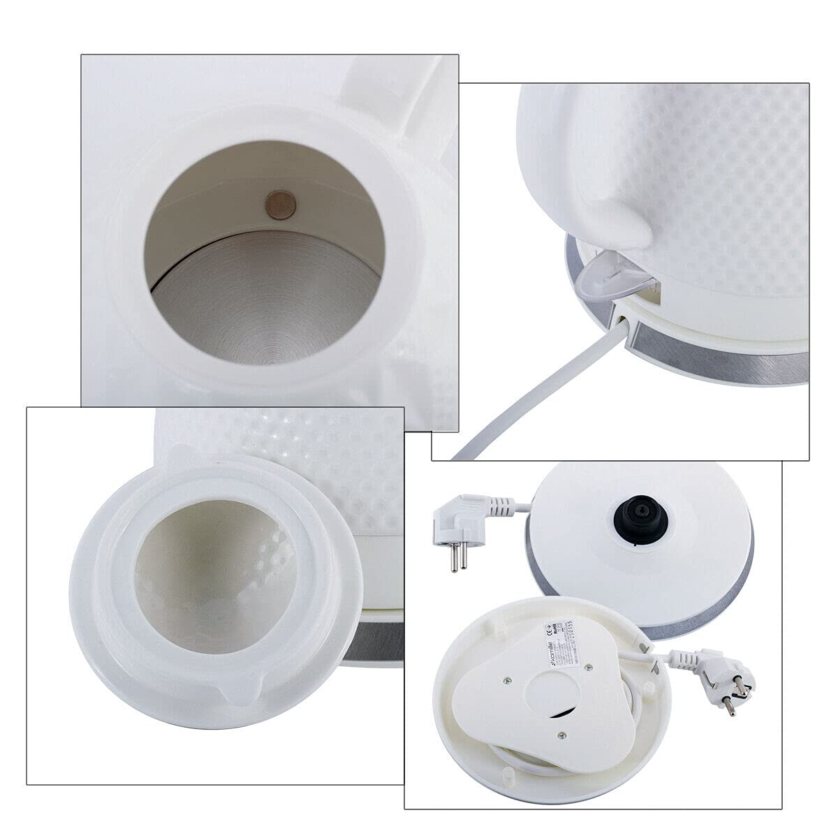 Bollitore elettrico in ceramica da 1,5 l