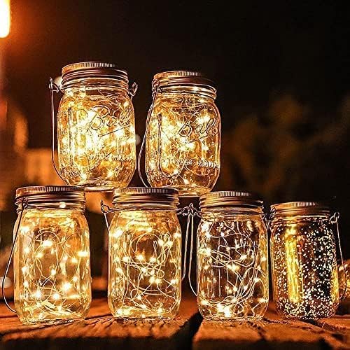 JIMACRO Solar Lichterkette Außen - 30 Cm Große Hängelaternen Mit 120 LEDs, Wasserdicht & 8 Modi, Für Garten, Weihnachten & Deko
