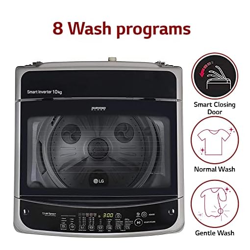 LG 10 Kg Inverter Fully-Automatic Top Loading Washing Machine (T10SJSS1Z, Free Silver) - Image 5