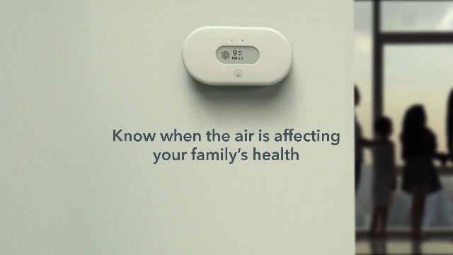 Airthings View Pollution - PM2.5 Air Quality Monitor, PM2.5 Sensor