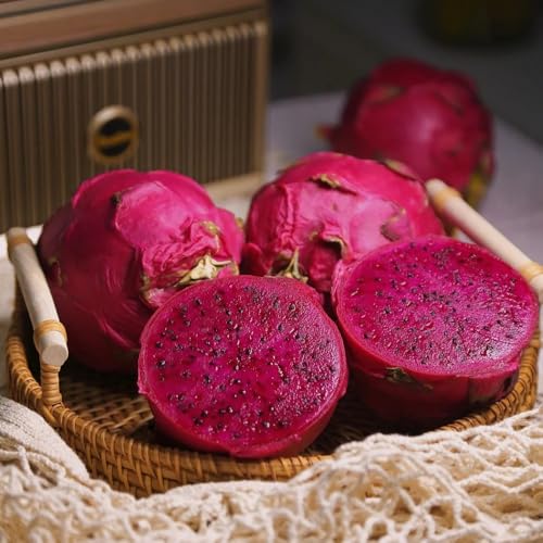 Semillas de pitaya, semillas orgánicas de fruta del dragón, Plantas resistentes para contenedores, Hylocereus undatus, semillas de frutas para jardin comprar arboles frutales Los 400pcs