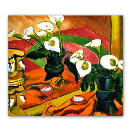 Reproductions tableau d'art mural en toile abstrait nature morte miroir 30x36
