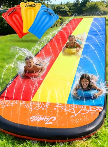 Jambo 16ft Premium Slip Splash and Slide, Three- Way...