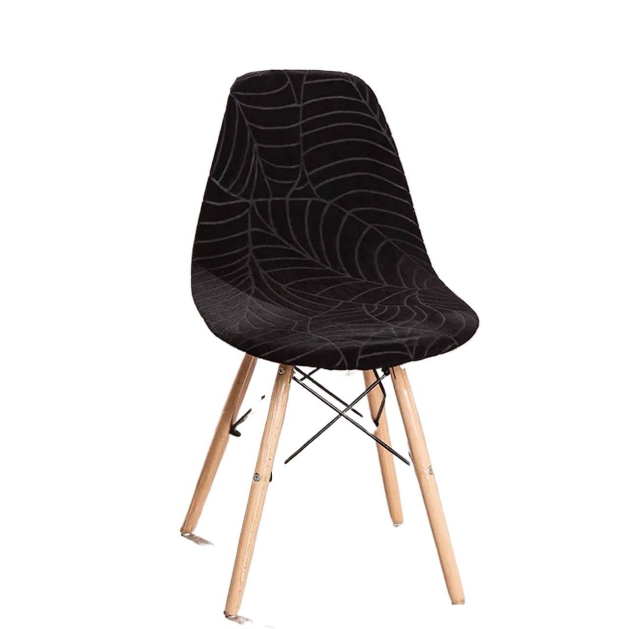 CYMMIYT Chair Covers Chair Cover Elastic Stretch For Dining Room Waterproof Anti-slip Seat Covers(Black)