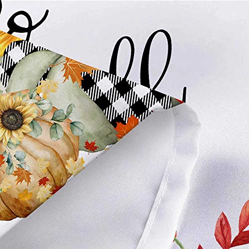 Fall-Gnomes-Shower-Curtain-for-Bathroom-Autumn-Thanksgiving-Day-Maple-Leaf-Harvest-Fabric-Shower-Curtains-Set-Red-Teal-Farmhouse-Pumpkin-Restroom-Decor-Accessories-with-Hooks-72X-72-inch Fall Gnomes Shower Curtain for Bathroom Autumn Thanksgiving Day Maple Leaf Harvest Fabric Shower Curtains Set Red Teal Farmhouse Pumpkin Restroom Decor Accessories with Hooks 72X 72 inch