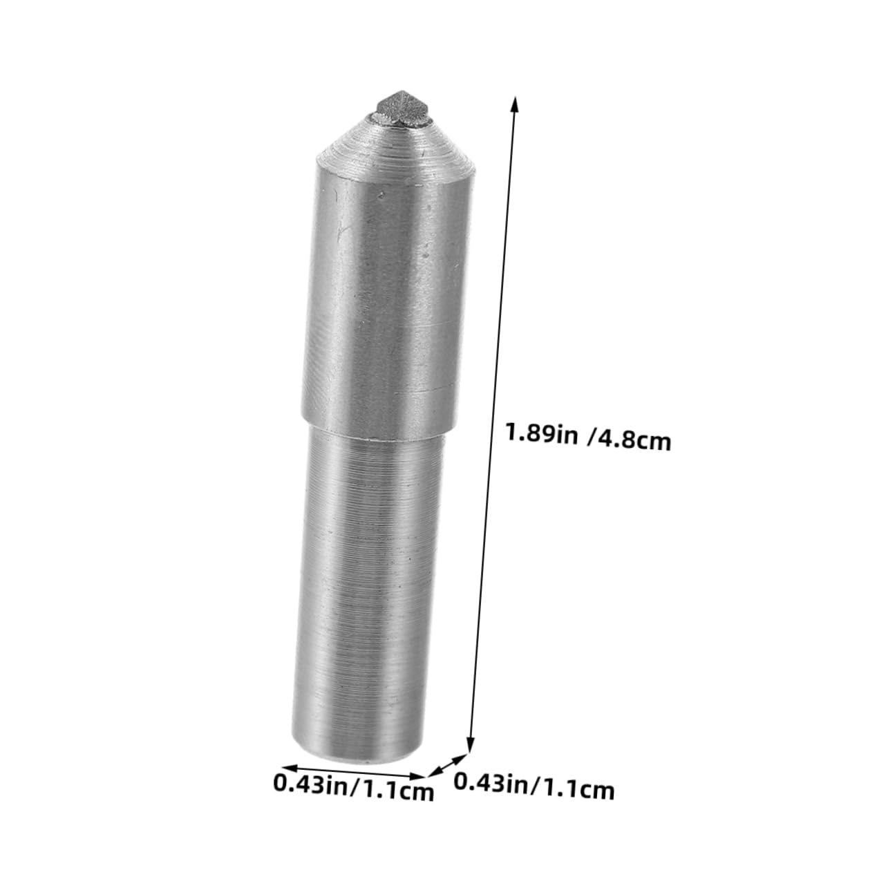 LIFKOME Diamond Dresser Tool for Grinding Wheels Tapered Point Shaping Pen Compatible with Various Grinding Machines for Cutting and Carving Materials Shank Design