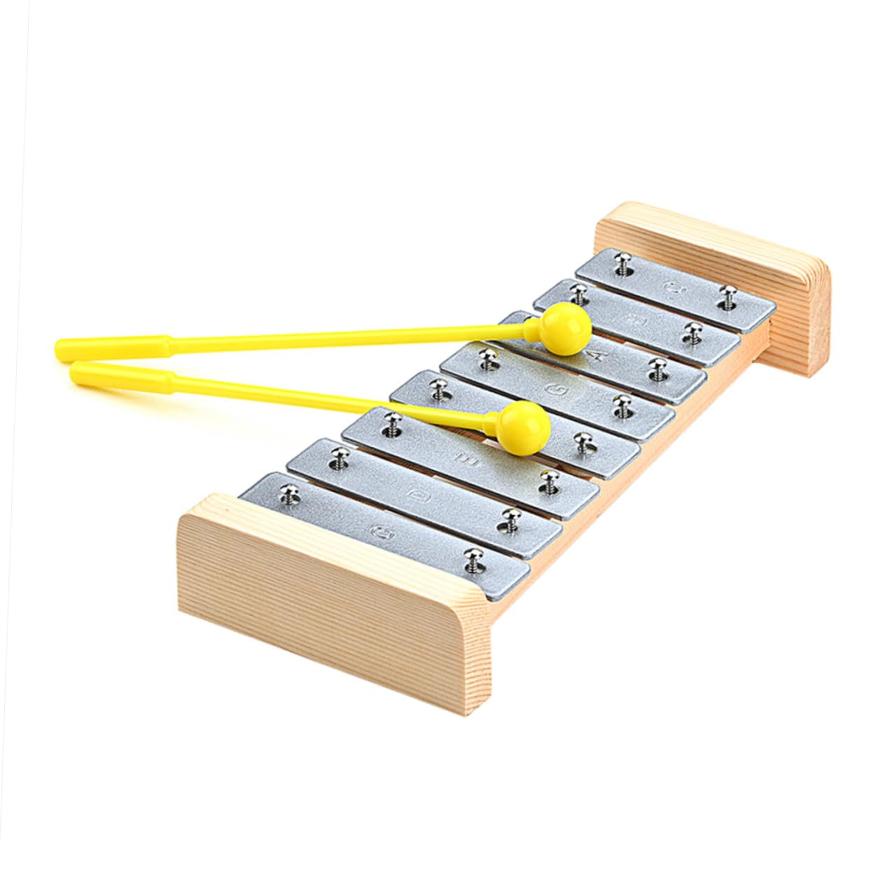 Hemobllo Xilofono Legno Ragazzo Ragazza Strumento Musicale Giocattolo Percussioni per Ragazzo Ragazza Colori Vivaci Suono Coordinazione Occhio Mano