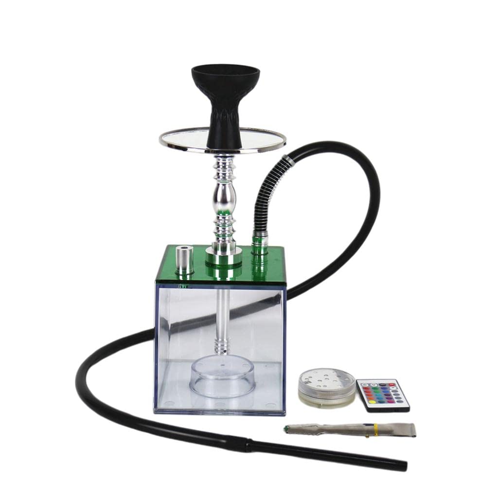 Club Bollywood®Hookah Complete Set Shisha Smoking Kit with LED Light for Clubs Parties Green|Health & Beauty | Health Care |1 Piece LED Light Pole-image-24