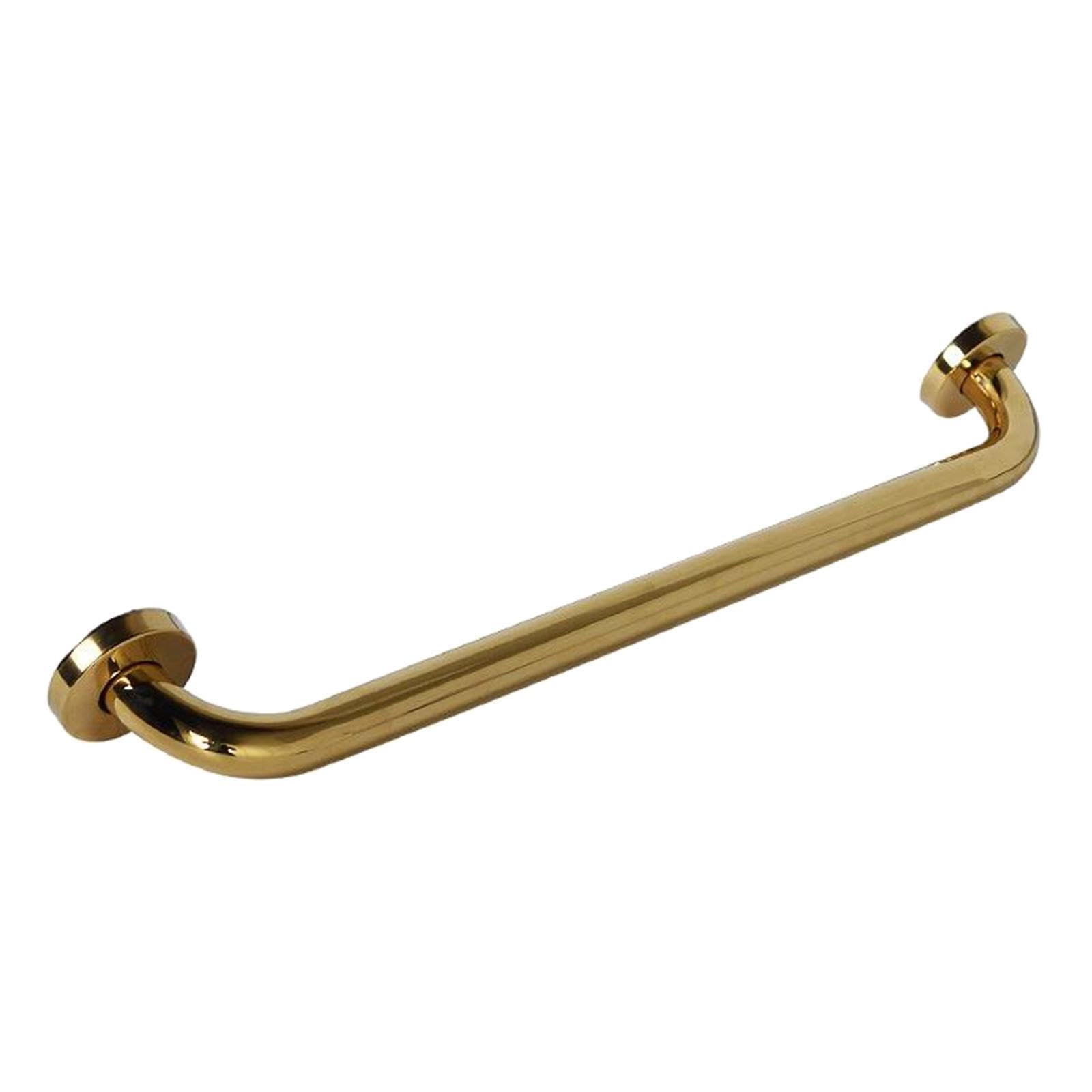 Zambuph Elderly Child Handles Bathroom System Offers Reliable Handrails For Safe Tub Access Providing Simple And Elegant Bathroom Handrail With Gold Plated, Golden, 40cm