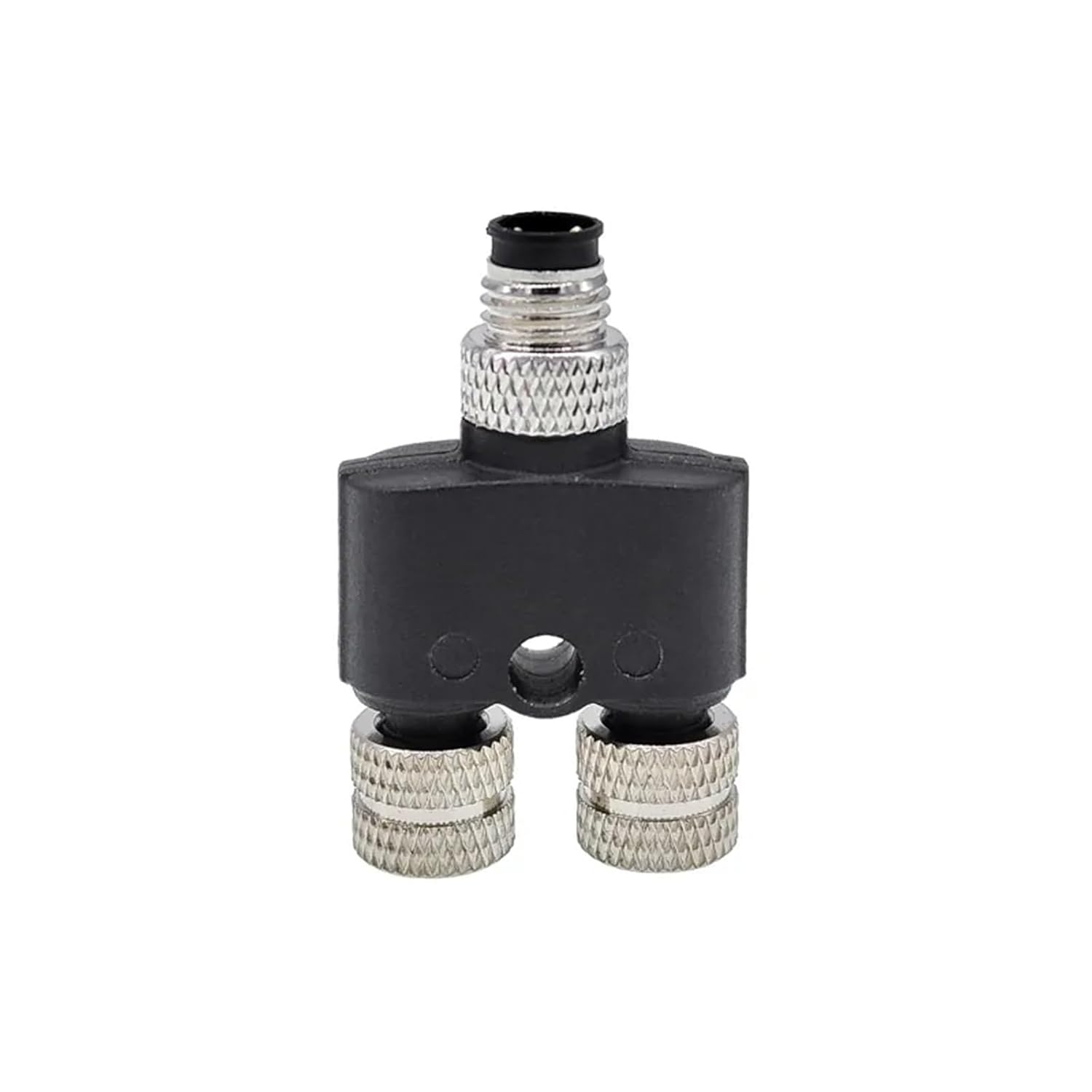 M8 3pin M8-4 Y-Type Adapter 1 Male to 2 Female Splitter Circular Sensor Connector 1Pcs(3P)