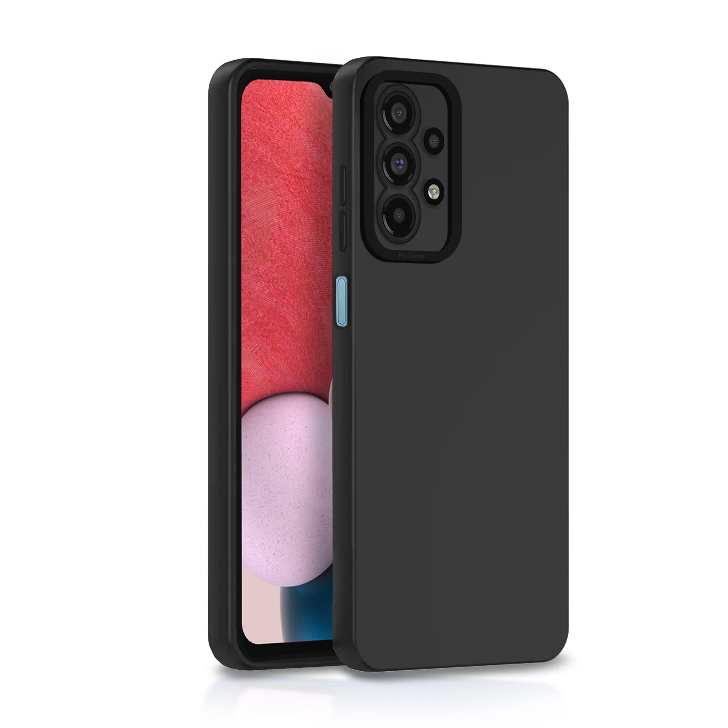 Pikkme Samsung Galaxy A13 4G Back Cover Soft Matte Liquid Silicone TPU | Camera Protection | Shockproof Slim Back Case for Samsung Galaxy A13 4G (Black) (B0B1QFH9YW) Amazon Price History, Amazon Price Tracker