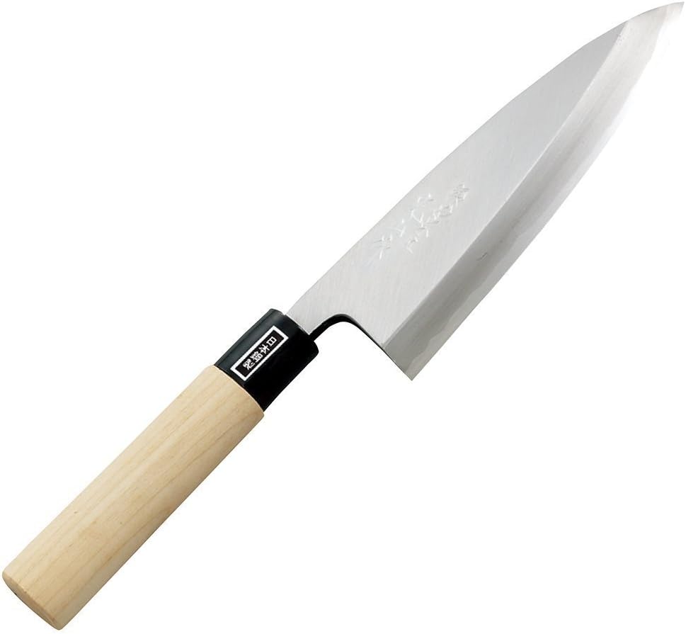 豊稔企販 Mitsuyama Yasugi Steel Kasumiken Deba Knife HT-6724