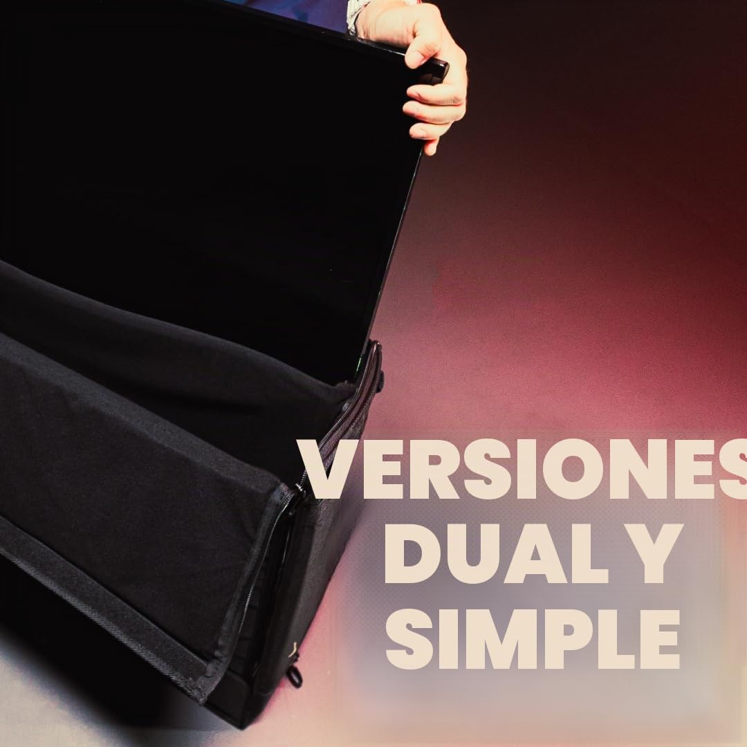 Gator Bolsa de transporte de LCD resistente con acolchado de espuma de 25 mm y protección resistente a las roturas de pantalla