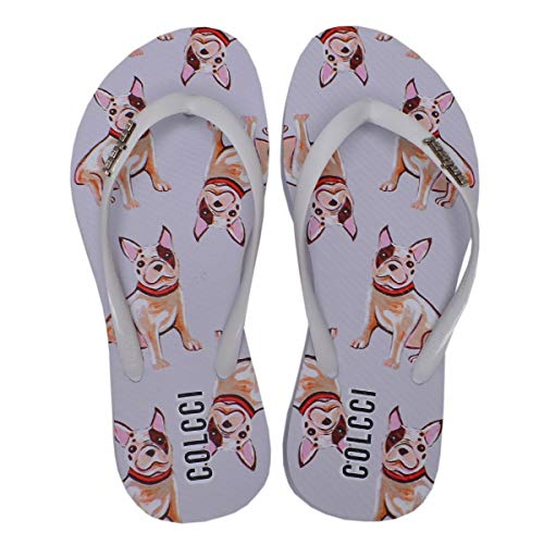 Chinelo Feminino Cachorros Colcci Branco