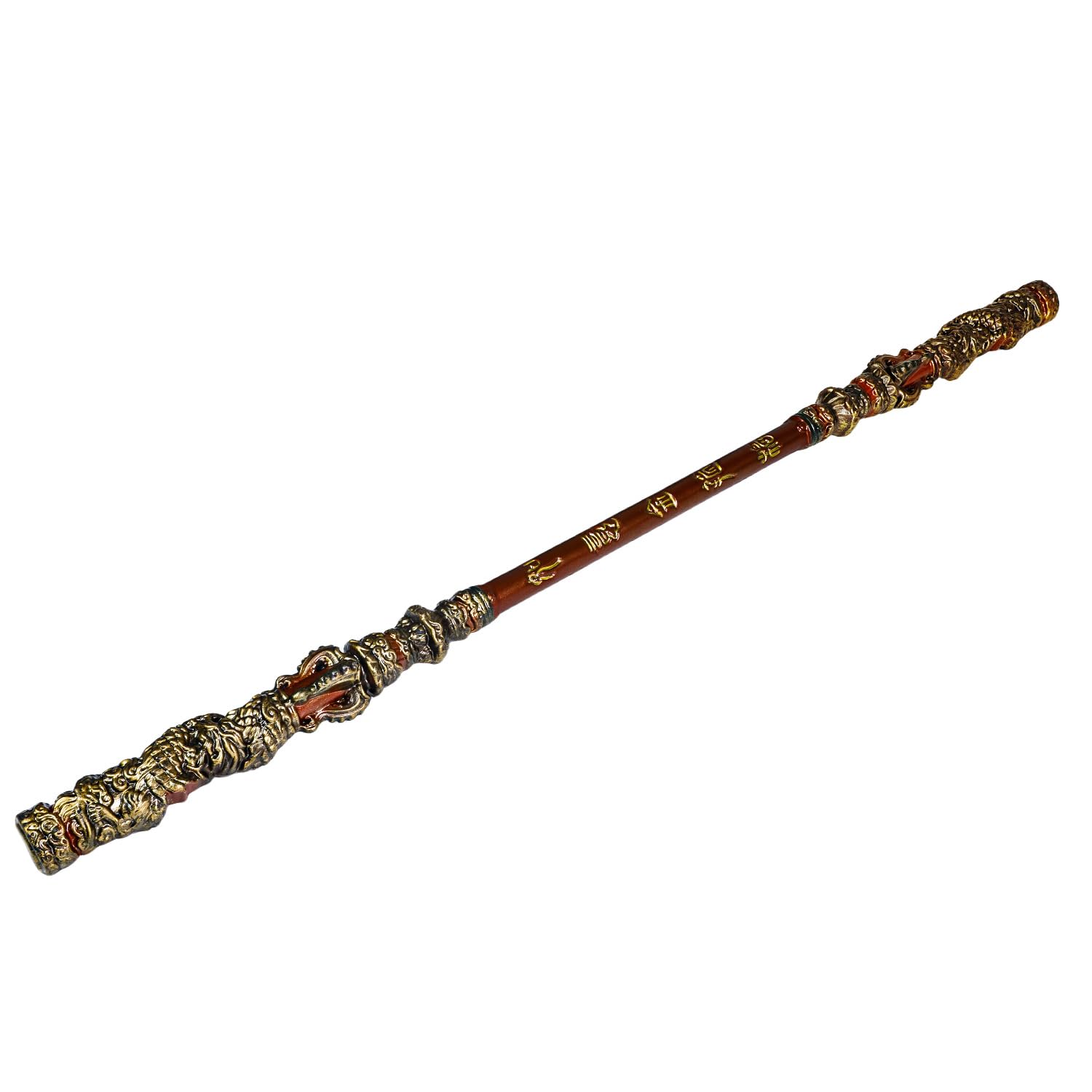 Generic40 inch Long Black Myth Wukong Staff, PU Material(High Strength Soft Rubber), Ruyi Jingu Bang, 1:1 Restoration of Reality, Sun Wukong Staff, Collections for Fans(Gold)