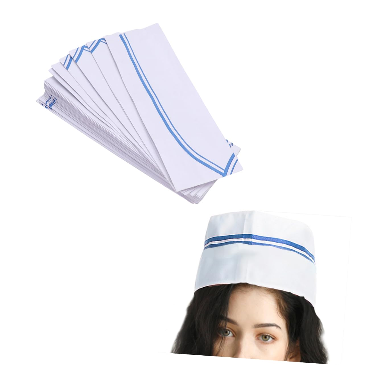Cappello da Cuoco di Carta 40 Pezzi Cupola