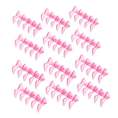 HAPINARY Hair Curling Perm Tool Insulation Bar Clip Set for Women Heat Insulation Bar Holder for Styling Heat Resistant Plastic 30pcs
