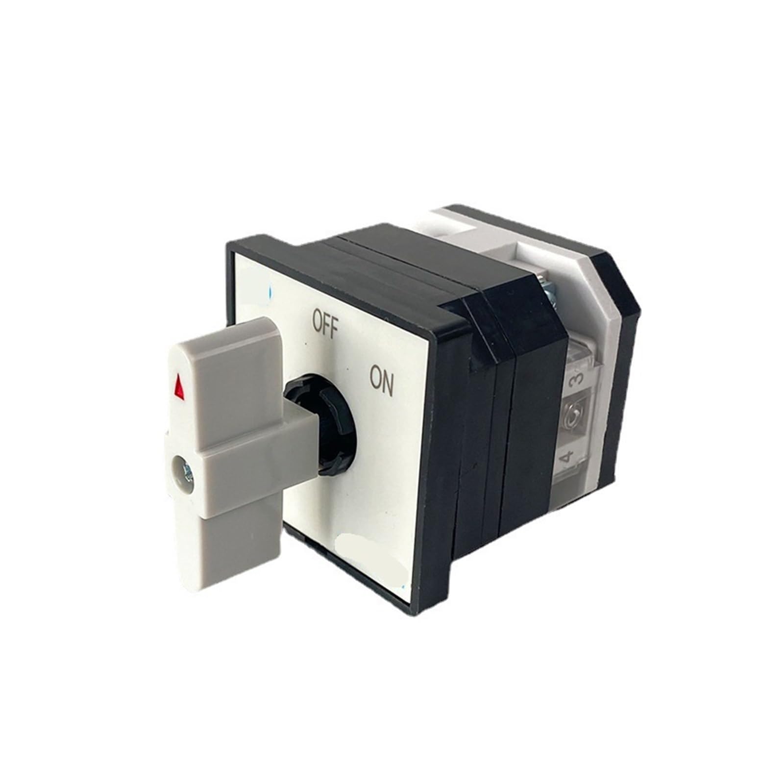 AARTERZZA LW12-16/1 Two Positions Off-ON One Pole Wiring Screw Connection 16A 220V Electronic Starter Power Supply Rotation Changeover CAM Switch