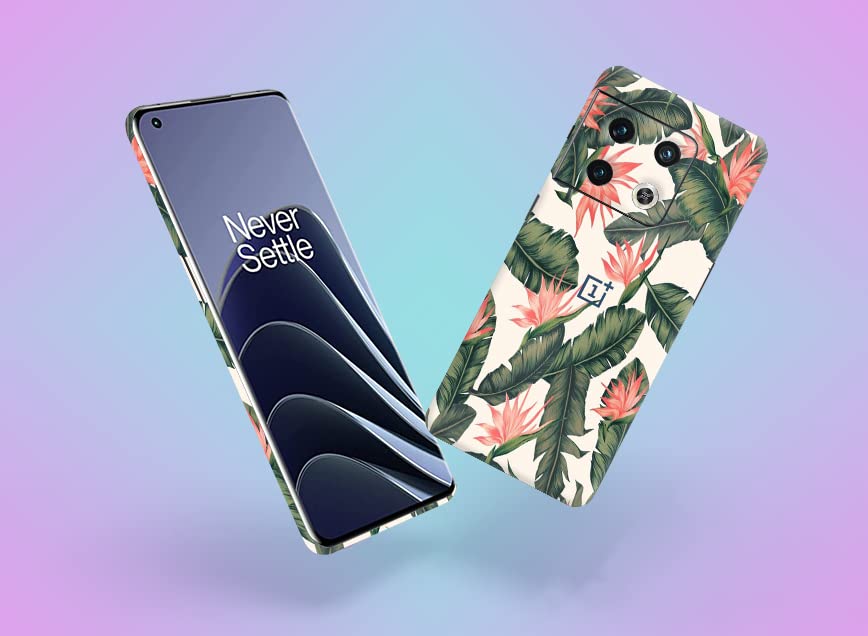 Image of Lavender Leafs Skin Back Protector Film Ultra Thin Scratch Resistant Vinyl (Not Case and Cover) for OnePlus 10 Pro 5G