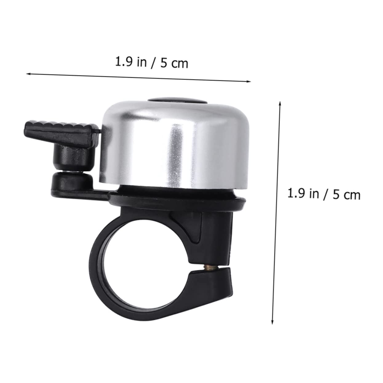 Toddmomy 10Pcs Thumb Press Aluminum Alloy Bike Bell Loud Practical Horn for Bicycle Accessories Fits Handlebars Random Color for Cycling Enthusiasts