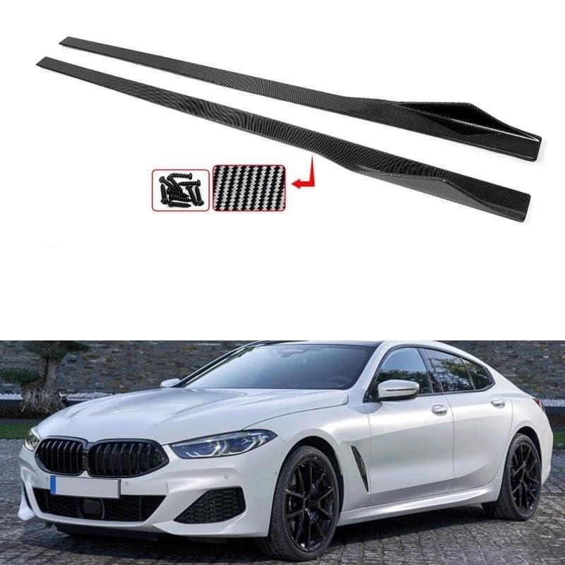 Faldones laterales de coche para M8 F93 y Serie 8 G16 con look de carbono 2