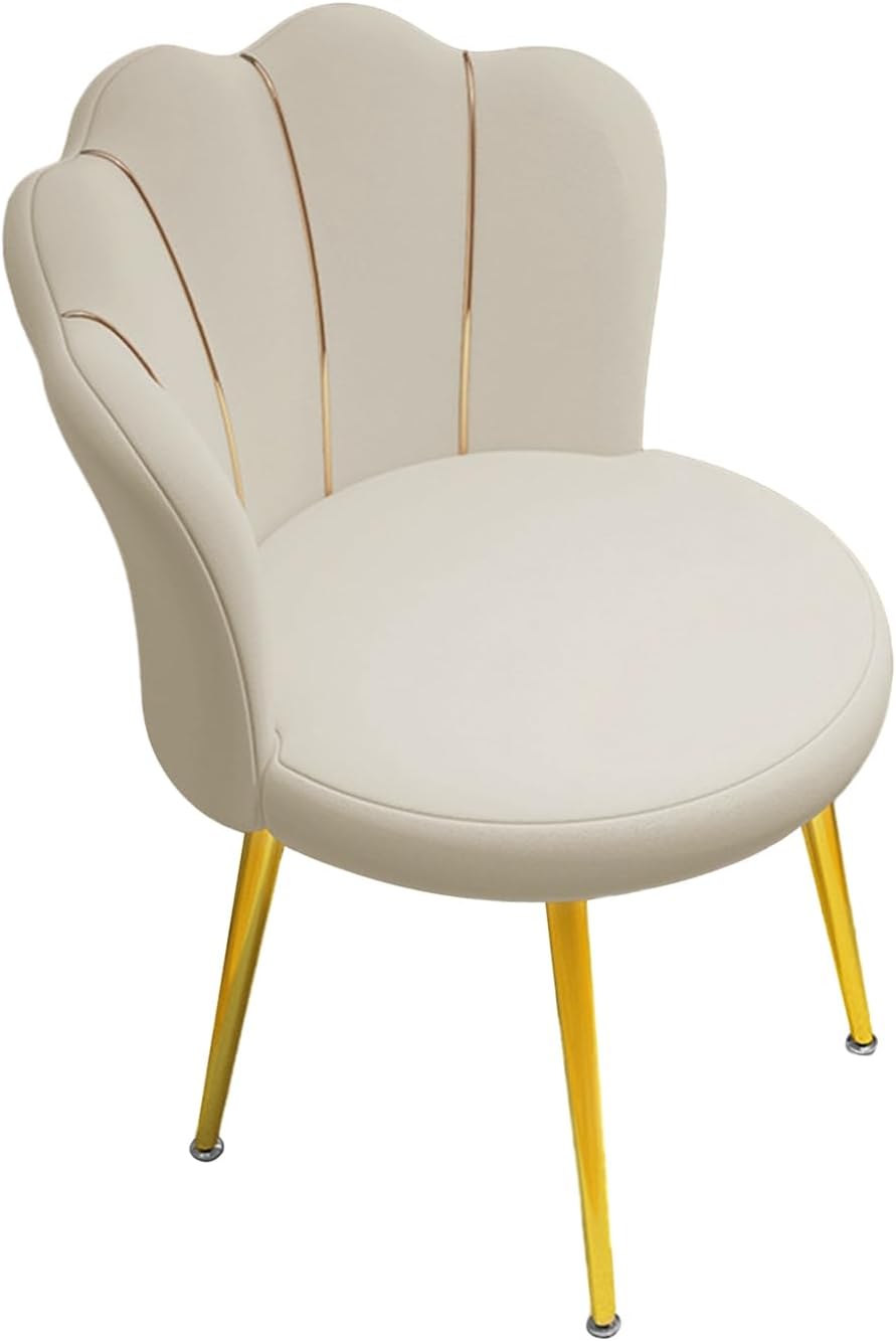 pofluany Modern Barrel Arm Chair Comfy Upholstered Velvet