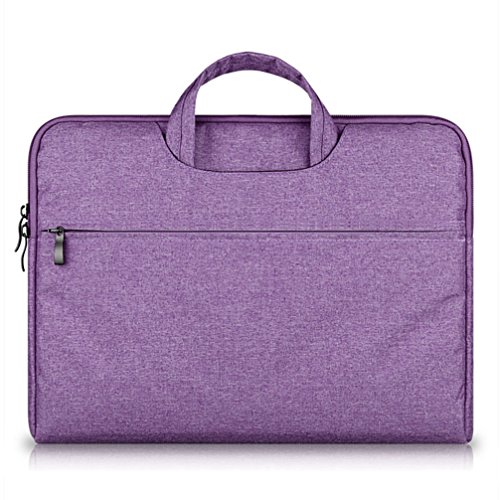 GADIEMENSS Waterproof Laptop Sleeve Case Bag with Handle Portable Computer Handbag For Apple Macbook Air Pro Chromebook and Other Notebook 11.6 Inches Purple