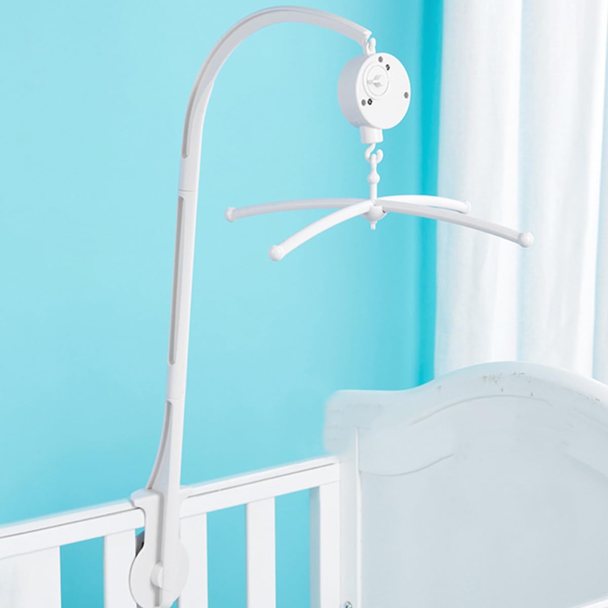 1 juego Soporte Musical para Móvil de Cuna de Soporte con Campanas Musicales y Juguetes Colgantes para Bebés para Decorar y la Atención Recién Nacidos
