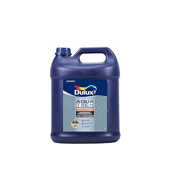 Dulux Aquatech Waterproof Repair Polymer, Acrylic Latex for Waterproofing & Repairs, Waterproofing for Roofs, Floors, Terraces, Walls & Bathrooms, 5Kg