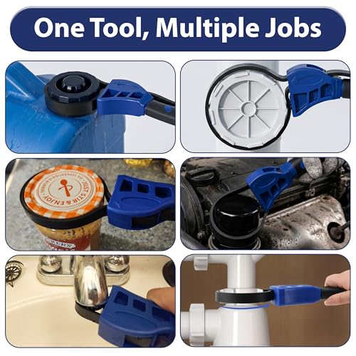 CLICKNEST 2-Pack Rubber Strap Wrench