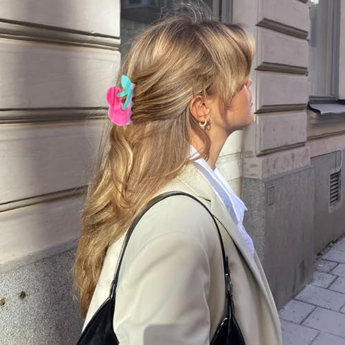 Clips de cabello ANBALA con diseño de cereza, pinzas acrílicas para cabello, seguras y duraderas para mujeres y niñas miniatura 5