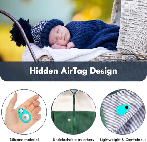 Soporte Airtag para niños y fundas ocultas para rastreador GPS 2