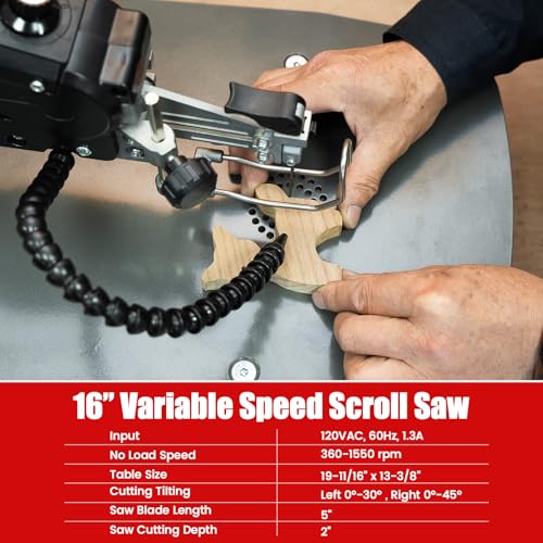 Bucktool 16 Inch Variable Speed Scroll Saw